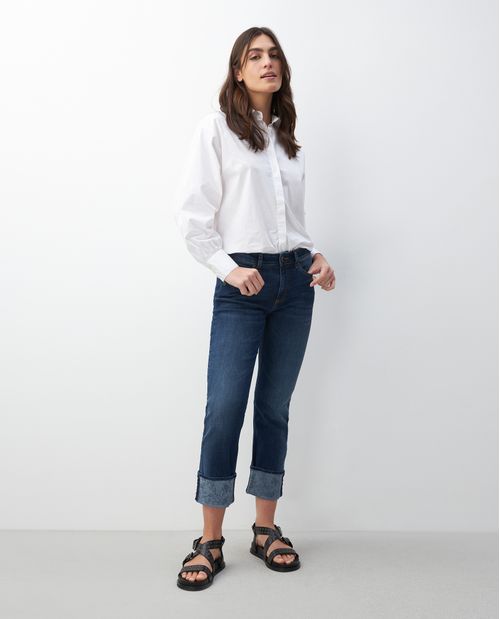 Jean de Mujer Cosmo Pulse, High Rise Boot Cut - Azul Oscuro Blue Mind
