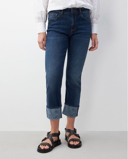 Jean de Mujer Cosmo Pulse, High Rise Boot Cut - Azul Oscuro Blue Mind