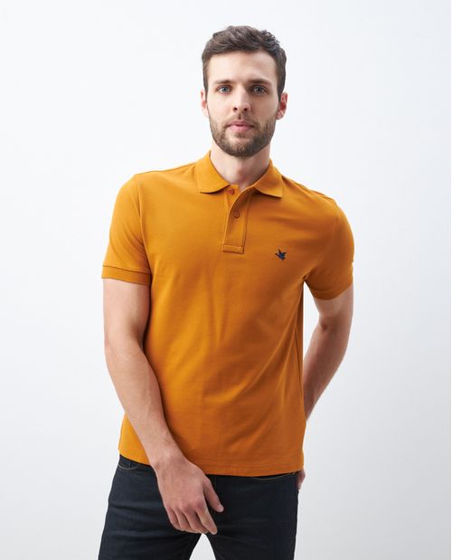 Camiseta de Hombre Tipo Polo, Classic Fit Manga Corta