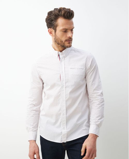 Camisas blancas discount hombre manga larga