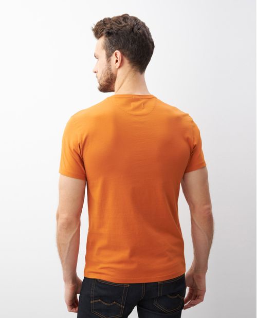 Camiseta Básica de Hombre, Slim Fit Cuello en V