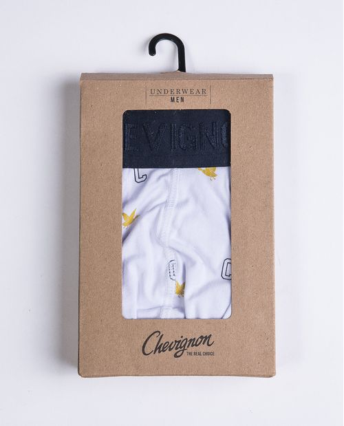 Boxer de Hombre, Largo Tradicional - Motivos Chevignon