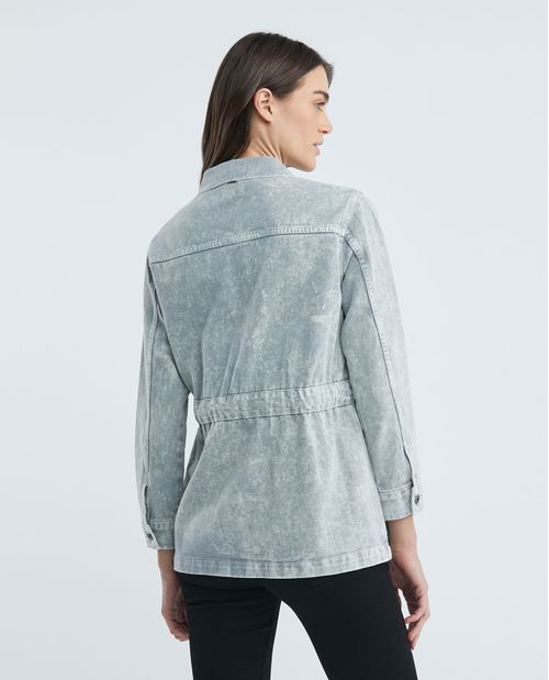 Chaqueta de Mujer, Tipo Parka - 100% Algodón