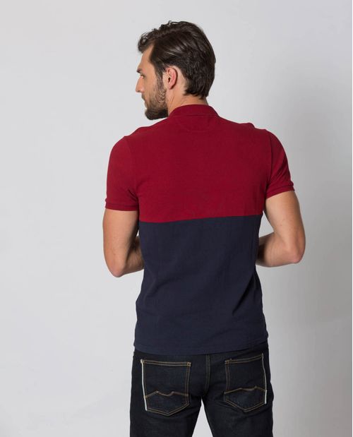 Camiseta de Hombre Tipo Polo, Slim Fit Manga Corta - TOGS