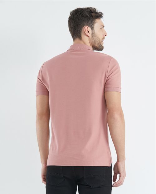 Camiseta de Hombre Tipo Polo, Classic Fit Manga Corta - 100% Algodón
