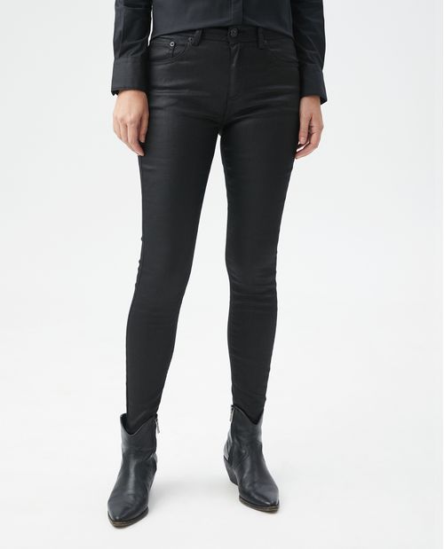 Jean de Mujer Cosmo Pulse, High Rise Bota Skinny - Negro