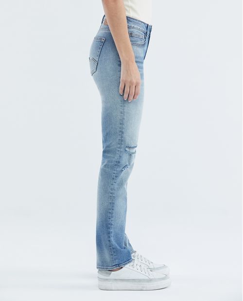 Jean de Mujer High Rise, Cosmo, Boot Cut- Azul Medio