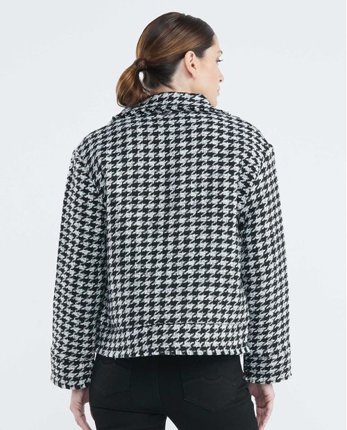 Chaqueta de Mujer, Tipo Trucker - Paño Gallineto
