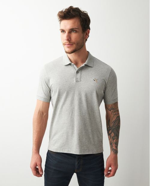 Camiseta de Hombre Tipo Polo, Slim Fit Manga Corta