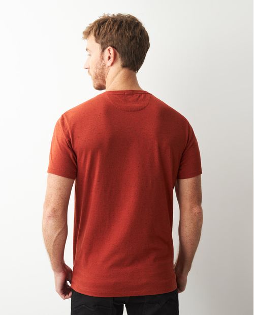Camiseta Gráfica de Hombre, Classic Fit Cuello Redondo - Estampación Textil