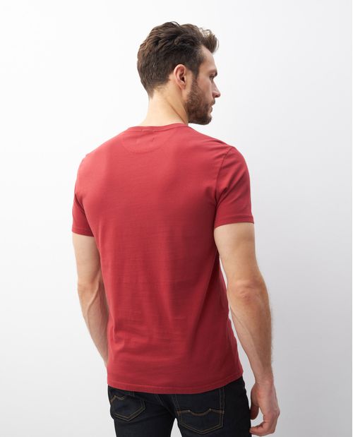 Camiseta Básica de Hombre, Slim Fit Cuello Redondo