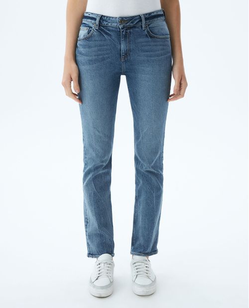 Jean de Mujer High Rise, Cosmo, Boot Cut - Azul Medio Vintage