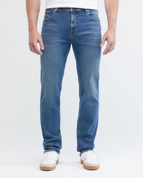 Jean de Hombre Straight Fit, Morrison, Boot Cut - Azul Medio