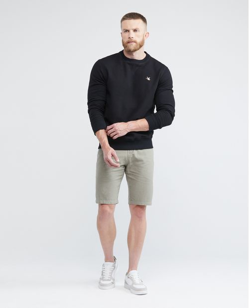 Buzo de Hombre, Cerrado Cuello Redondo - Juego de Costuras