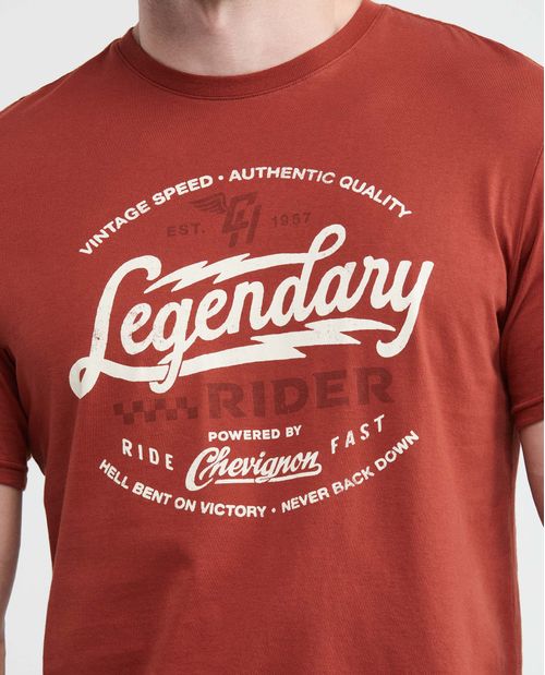 Camiseta Gráfica de Hombre, Classic Fit Cuello Redondo - Estampación Textil