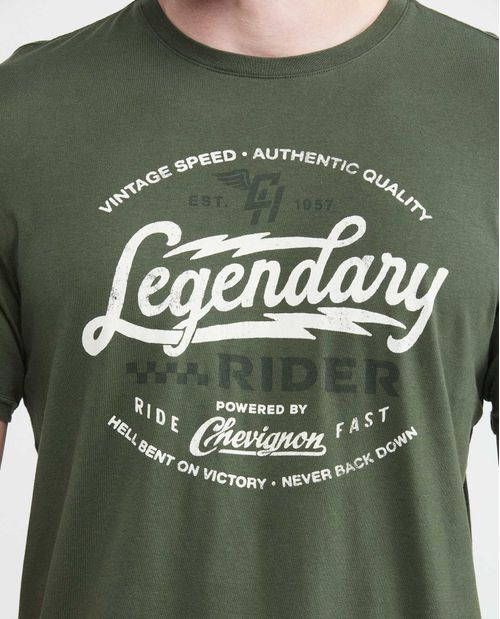 Camiseta Gráfica de Hombre, Classic Fit Cuello Redondo - Estampación Textil