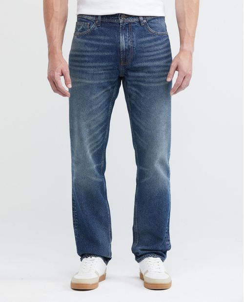 Jean de Hombre, Relaxed Fit, Revenge, Boot Cut - Azul Medio