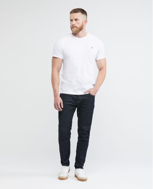Jean de Hombre Super Slim Fit, Rider, Bota Super Slim - Raw Azul Ultra Oscuro