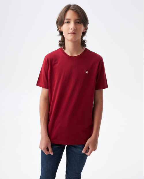 Camiseta de Niño, Cuello Redondo - Básico Fondo Entero