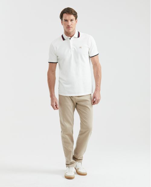 Pantalón de Hombre, Regular Fit Bota Recta - Diseño 5 Bolsillos Tradicional