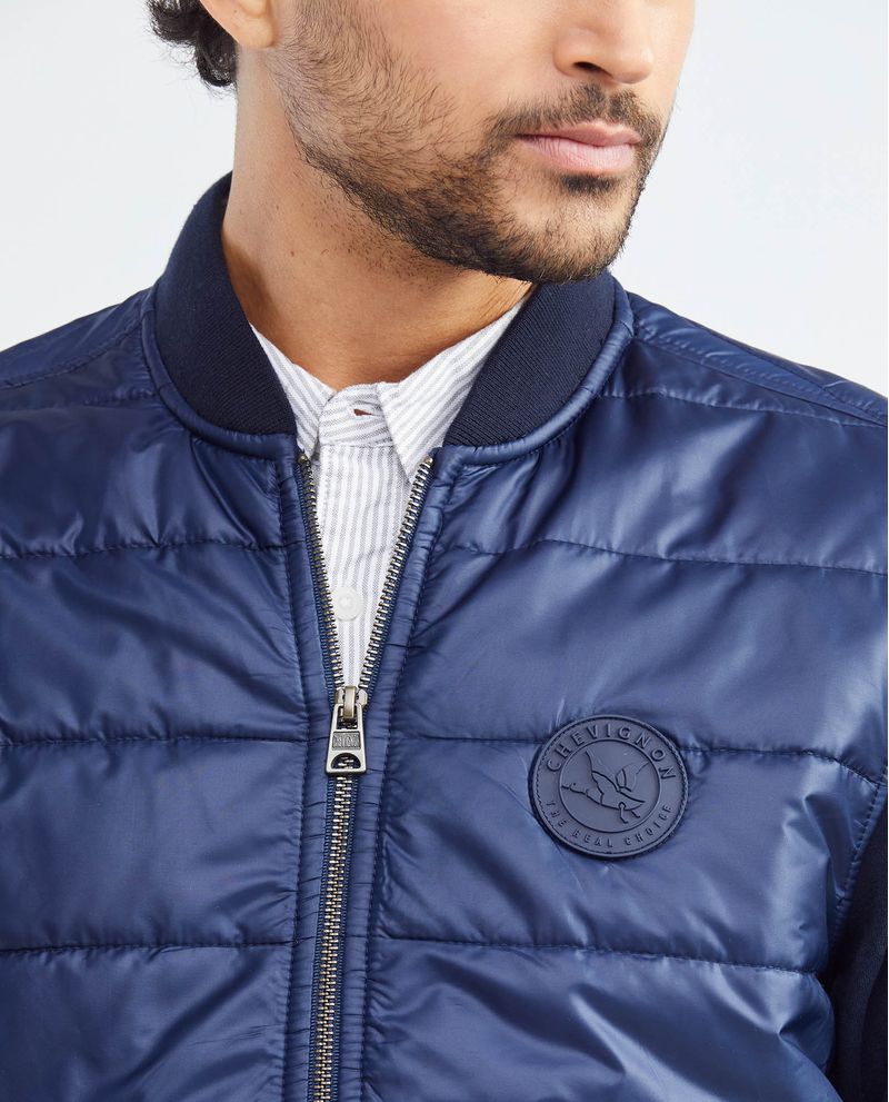 Chaqueta Bomber Guess Chamarra Guess Hombre Azul Chamarras Guess