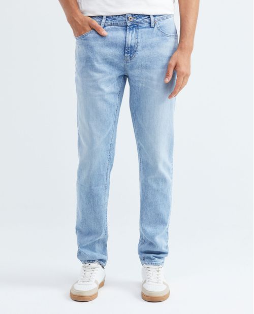 Jean de Hombre Super Slim Fit, Rider, Bota Super Slim - Azul Claro Vintage