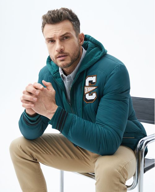 Chaqueta de Hombre, Acolchada - Varsity