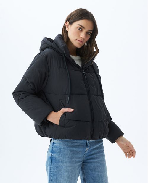 Chaqueta de Mujer, Tipo Puffer - Acolchada con Capucha