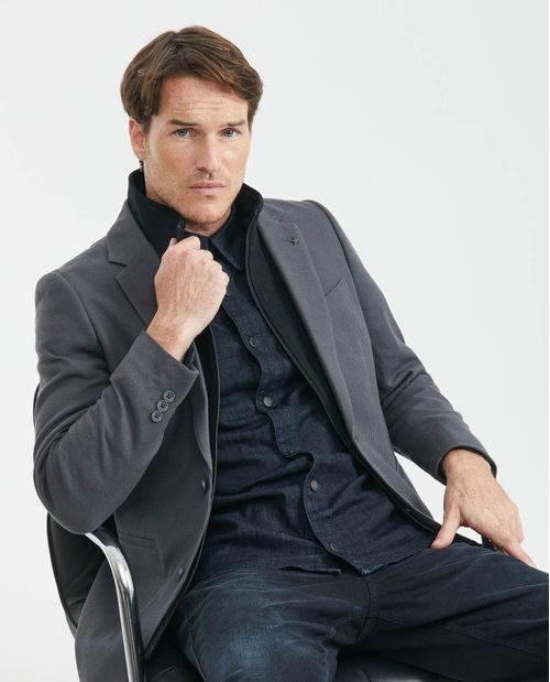 Blazer de Hombre, Diseño Doble Prenda