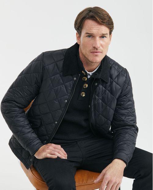 Chaqueta de Hombre, Tipo Puffer - Cuello en Corduroy