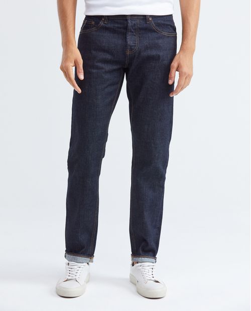 Jean de Hombre Super Slim Fit, Rider, Bota Super Slim - Heritage Azul Ultra Oscuro