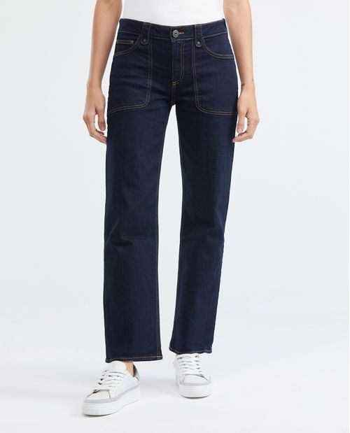Jean de Mujer High Rise, Cosmo, Boot Cut - Azul Ultra Oscuro