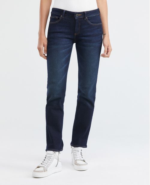 Jean de Mujer Low Rise, Rusty, Boot Cut- Azul Ultra Oscuro