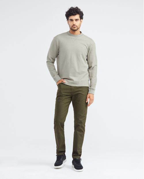 Pantalón de Hombre, Regular Fit Bota Recta - Denim Colors 5 Bolsillos