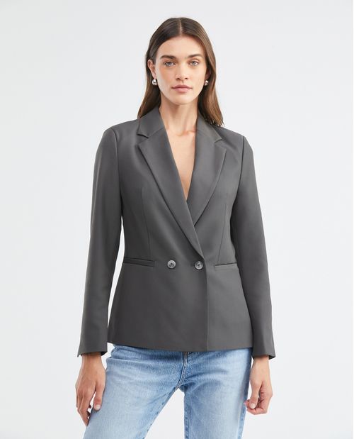 Blazer de Mujer, Silueta Ajustada y Corta