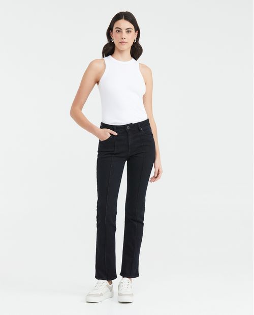 Jean High Rise Boot Cut Azul Ultra Oscuro para Mujer