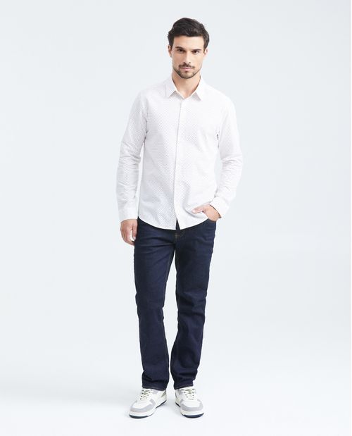 Camisa Classic Fit Manga Corta para Hombre