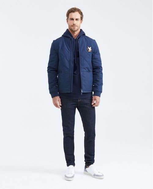 Chaqueta Acolchada Tipo Bomber para Hombre