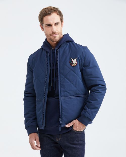 Chaqueta Acolchada Tipo Bomber para Hombre