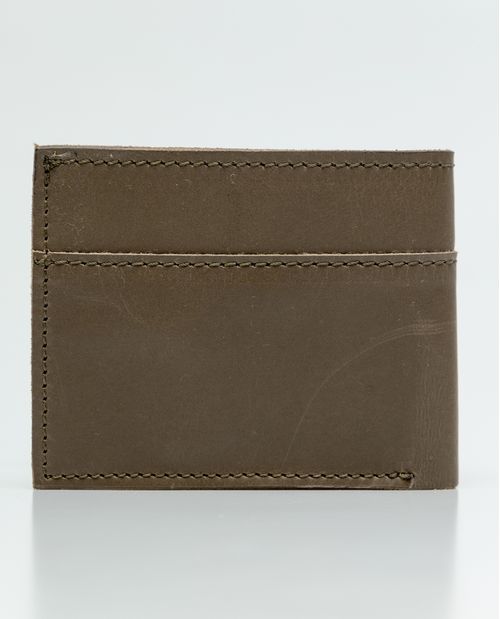 Billetera en Cuero Formato Horizontal Dos Alas para Hombre