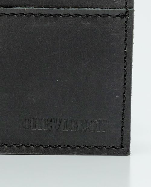 Billetera en Cuero Formato Horizontal Dos Alas para Hombre