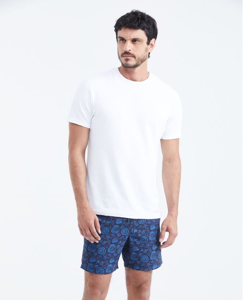 Pantaloneta de Baño Estampada para Hombre