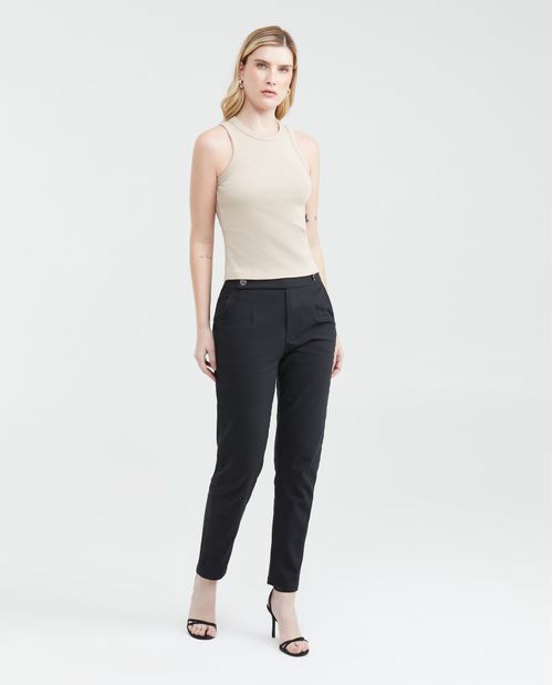 Camiseta Básica Tipo Tank Top para Mujer
