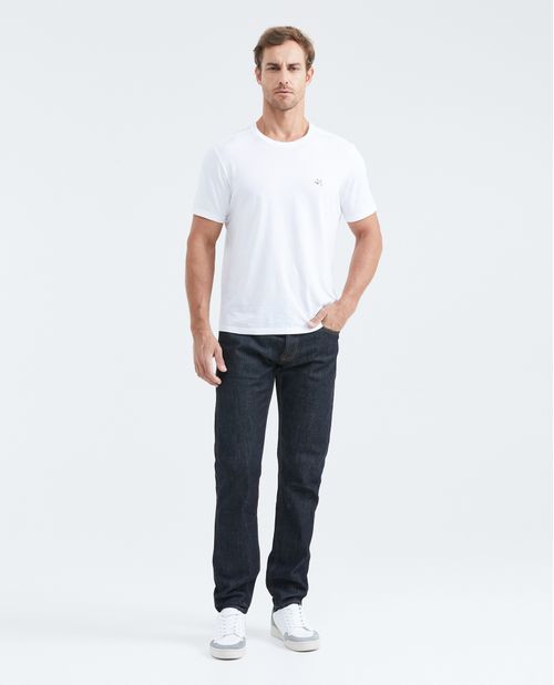 Jean Super Slim Fit Tiro Bajo Bota Super Slim Azul Ultra Oscuro para Hombre