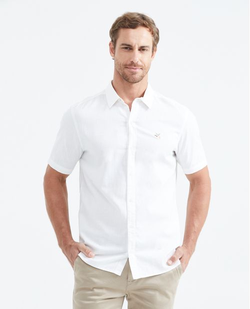 Camisa Classic Fit Manga Corta xxxx para Hombre