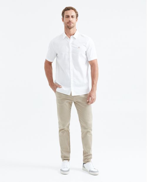 Camisa Classic Fit Manga Corta xxxx para Hombre