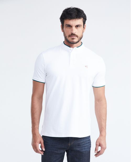 Camiseta Polo Classic Fit Cuello Nerú para Hombre