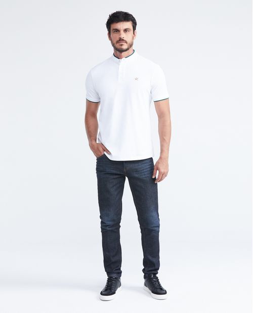 Camiseta Polo Classic Fit Cuello Nerú para Hombre