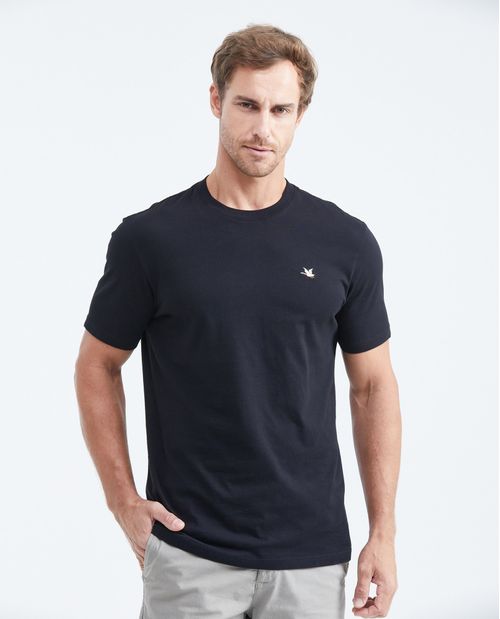 Camiseta Básica Slim fit Cuello Redondo en Algodón para Hombre
