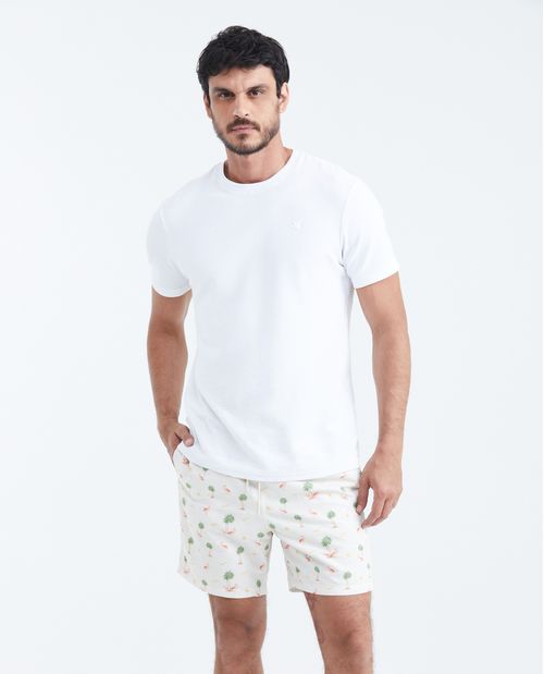 Pantaloneta de Baño Estampada para Hombre